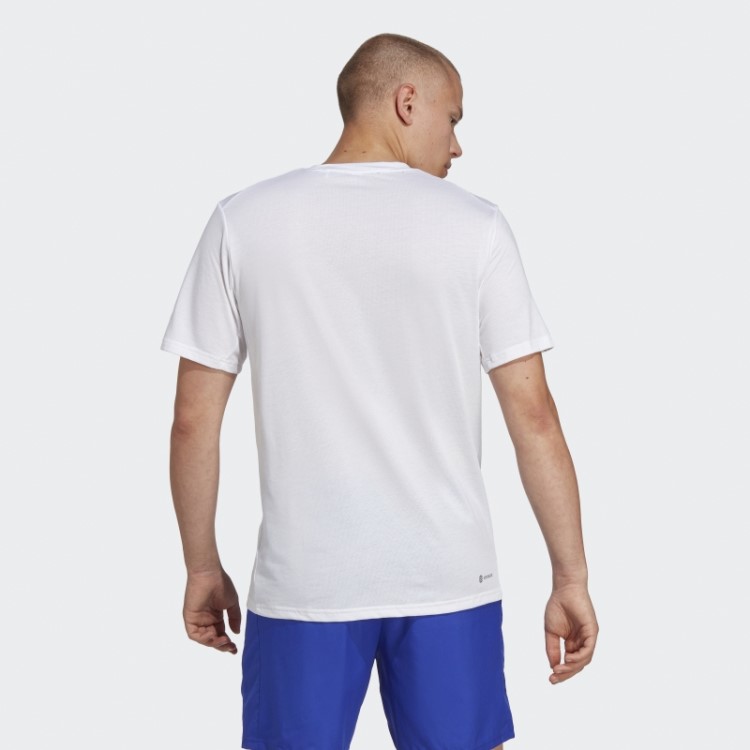 Camiseta Branca De Treino Adidas Train Essentials
