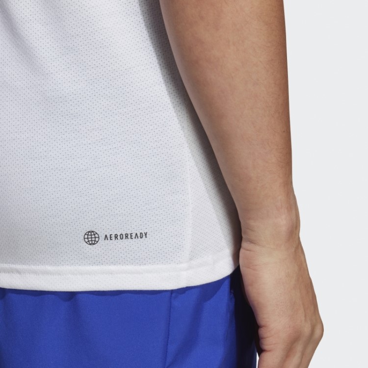 Camiseta Branca De Treino Adidas Train Essentials
