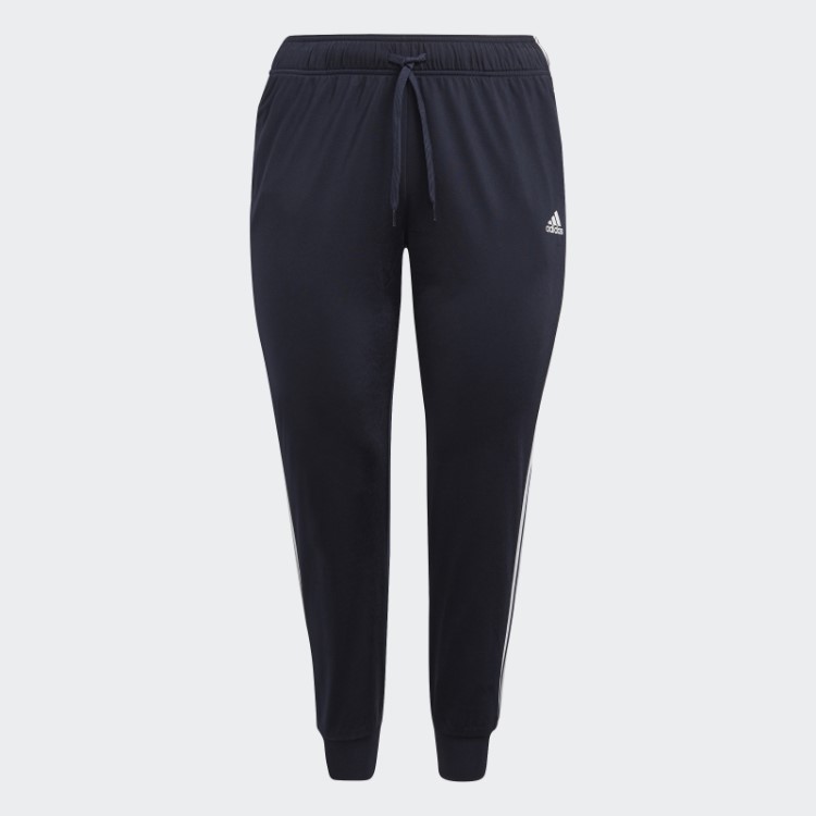 Ink Adidas Essentials Warmup Calça Esportiva Slim Cônica Com As Três Listras (tamanho Grande)