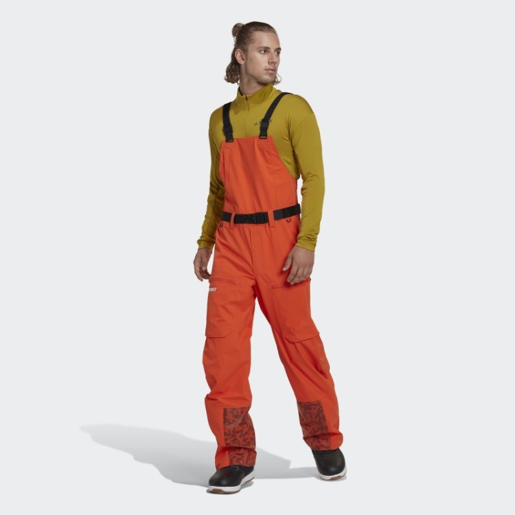 Cuecas De Treino Terrex 3 Camadas Gore Tex Snow Adidas Laranja