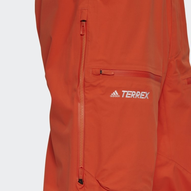 Calça De Neve Terrex 3layer Gore Tex Laranja Adidas