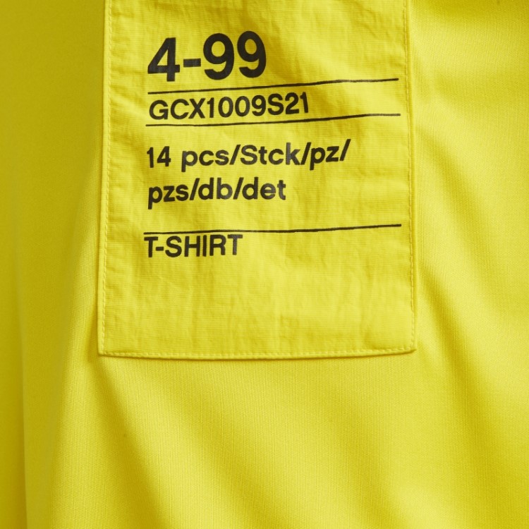 Adidas X Classic Lego T-shirt Fashion Amarelo
