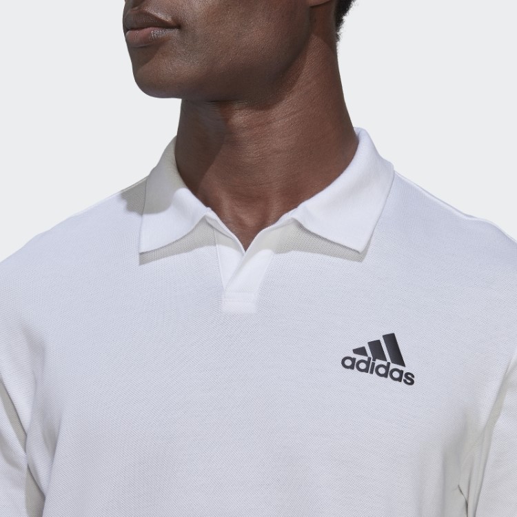Clubhouse 3-bar Camisa Pólo De Tênis Adidas Branco