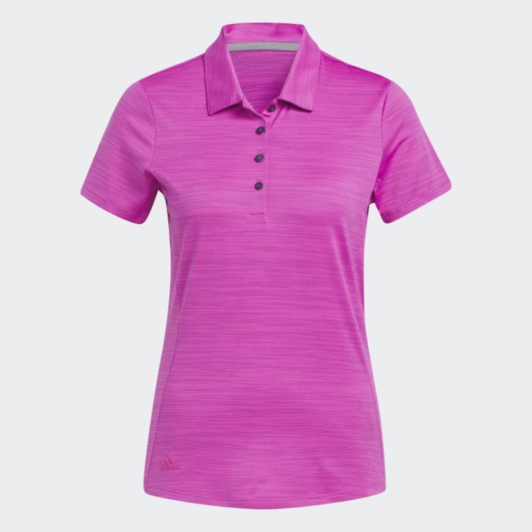 Adidas Camisa Polo Manga Curta Fúcsia Tingida No Espaço