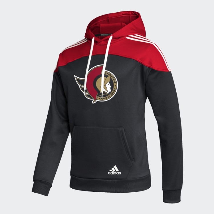 Moletom Com Capuz Preto Adidas Senators 22 Nhl