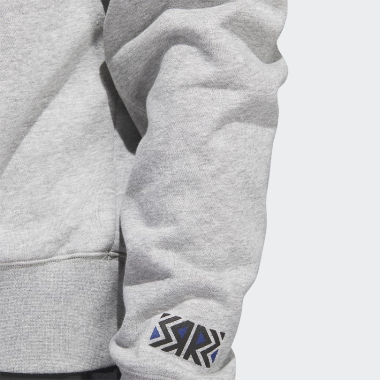 Moletom Vintage Da Tripulação Relâmpago Cinza Médio Adidas