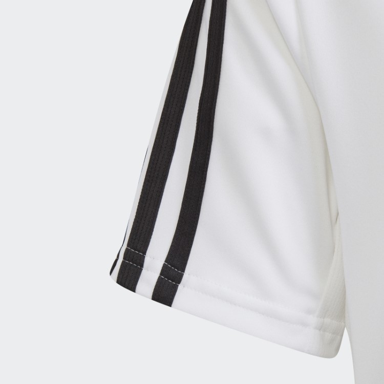 Camiseta Adidas White Train Essentials Aeroready Com As Três Listras De Ajuste Regular