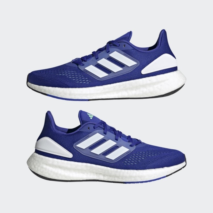 Tênis De Corrida Azul Adidas Pureboost 22