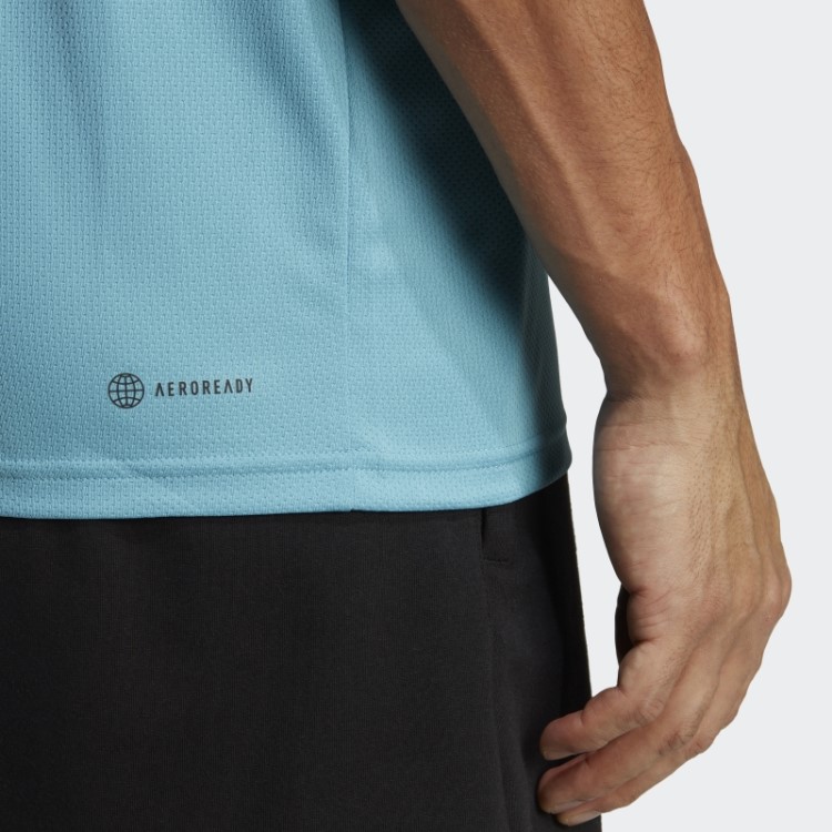 Camiseta De Treino Azul Train Essentials Adidas