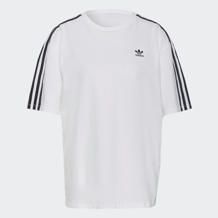 Camiseta Oversize Adicolor Classics Branca Adidas
