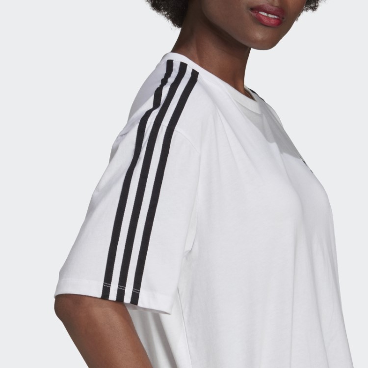 Camiseta Oversize Branca Adicolor Classics Da Adidas