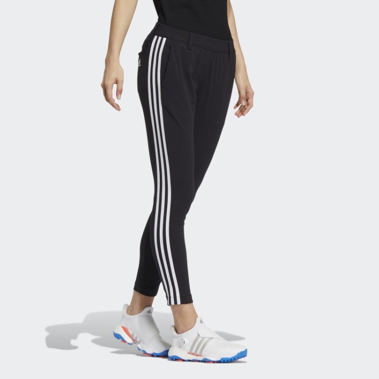 Calça Jogger Preta Com As 3 Listras Adidas