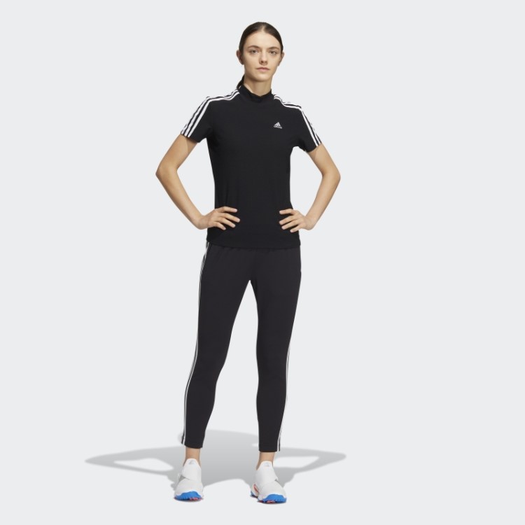 Calça Jogger Preta Com As 3 Listras Adidas