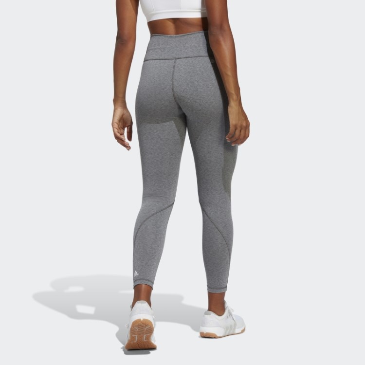 Legging De Treino Optime Cinza Escuro Adidas