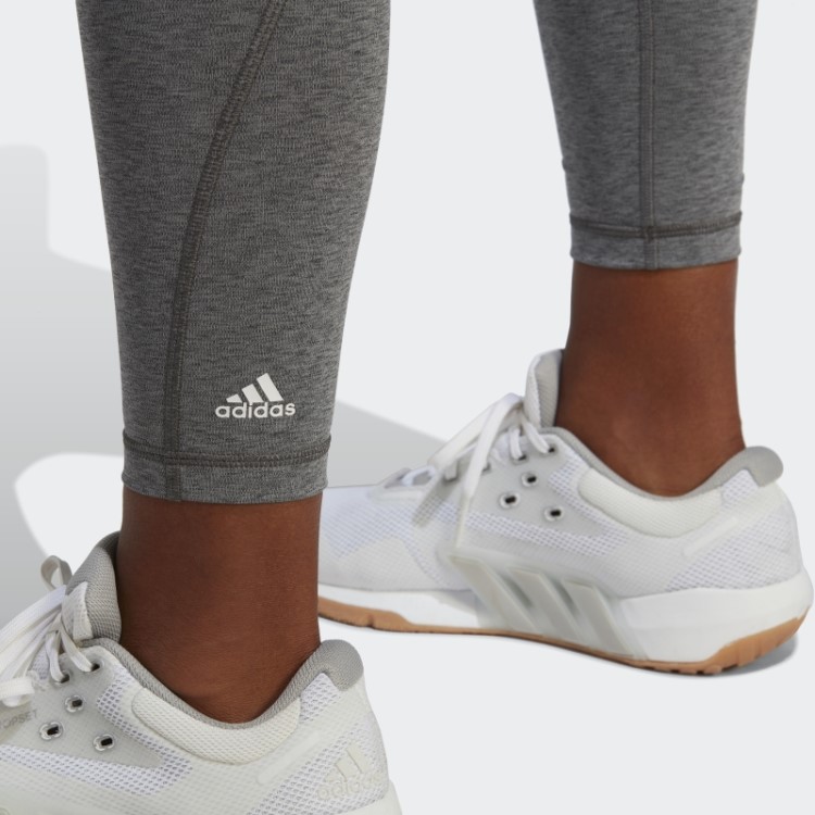 Legging De Treino Optime Cinza Escuro Adidas