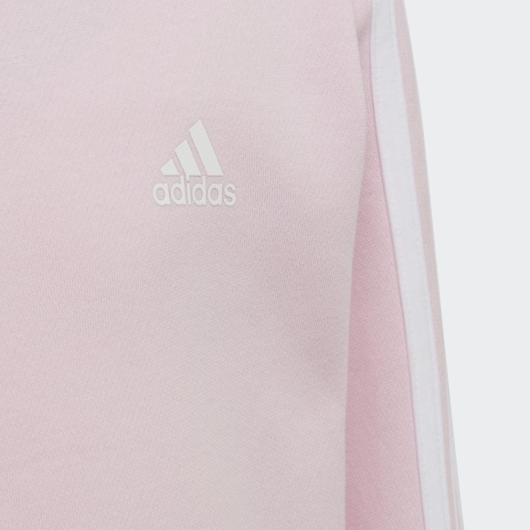 Moletom Rosa Adidas Essentials Com As Três Listras