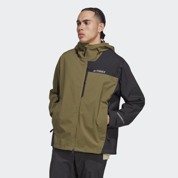 Terrex Multi Rain.rdy Jaqueta De Chuva De 2,5 Camadas Verde-oliva Adidas