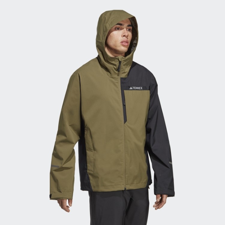 Terrex Multi Rain.rdy Jaqueta De Chuva De 2,5 Camadas Verde-oliva Adidas