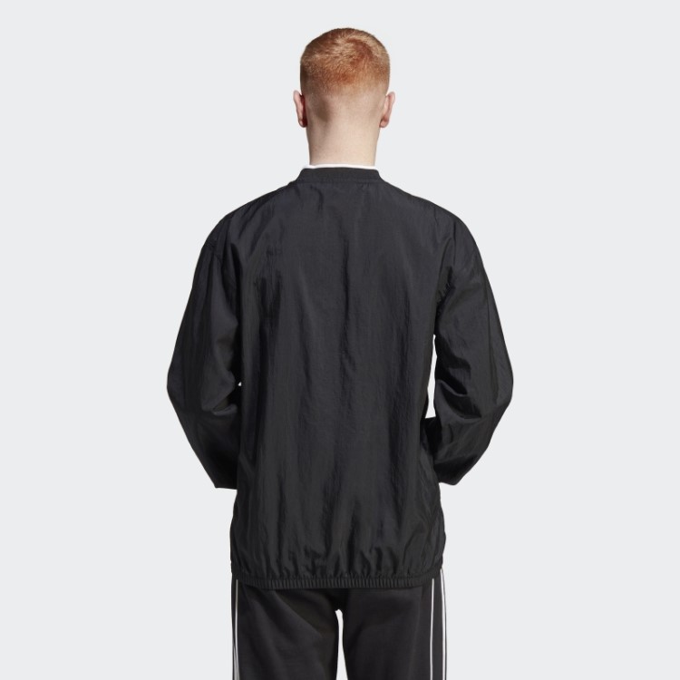 Adidas Rekive Top De Manga Longa Tecido Preto Moda
