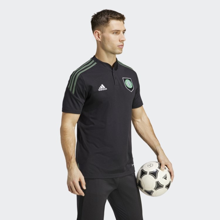 Polo Preto Celtic Fc Condivo 22 Adidas