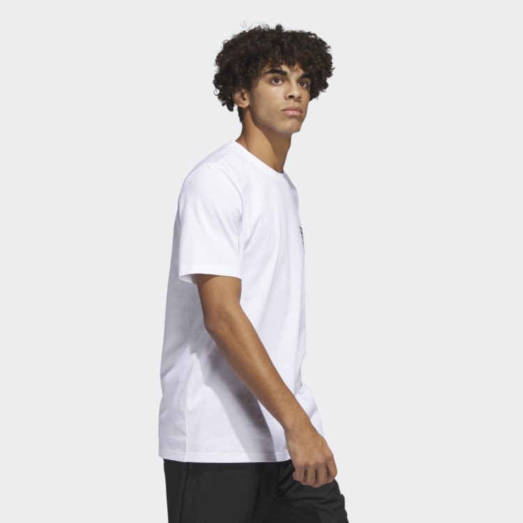Camiseta De Manga Curta Branca Adidas Xpress