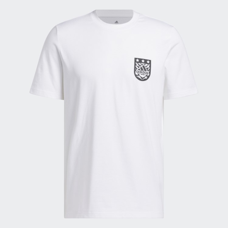Camiseta De Manga Curta Branca Adidas Xpress