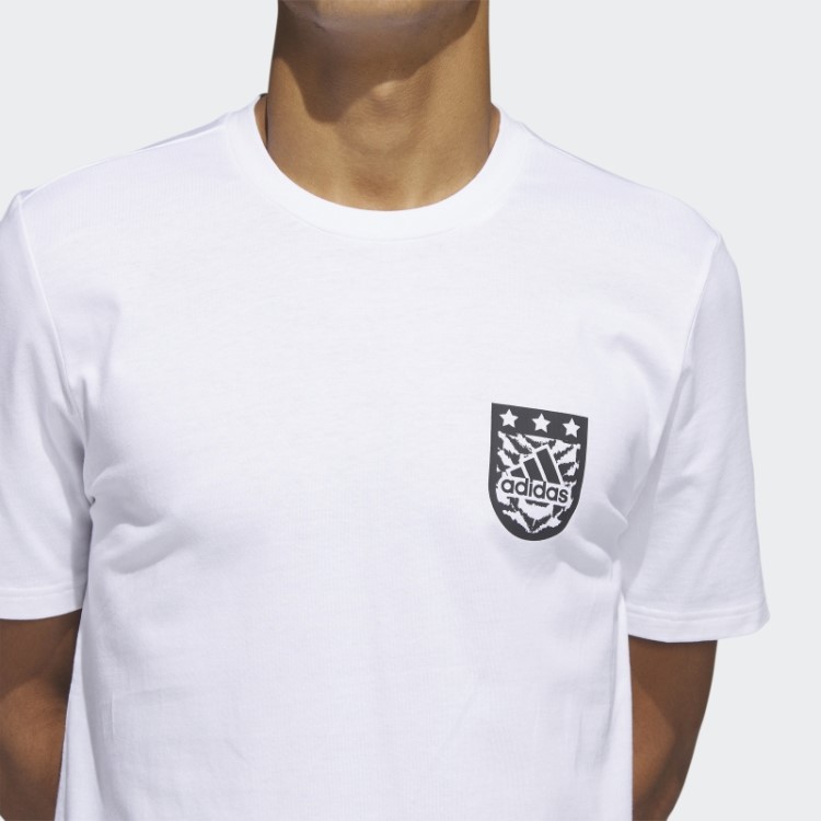 Camiseta De Manga Curta Branca Adidas Xpress