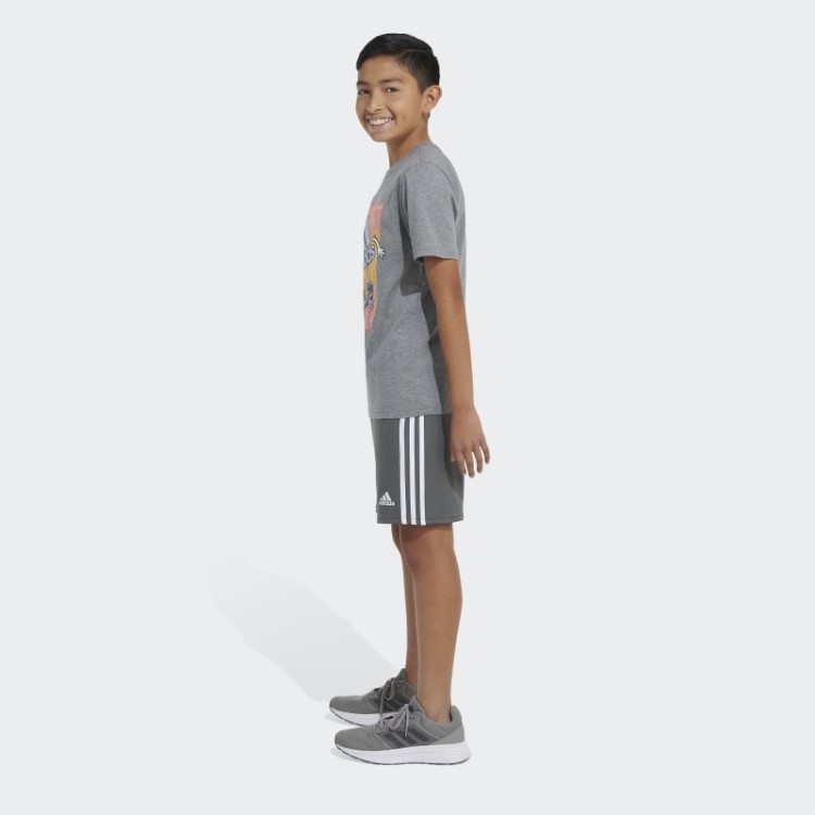 Distintivo De Skater Cinza Médio Adidas Heather De Camiseta Esportiva