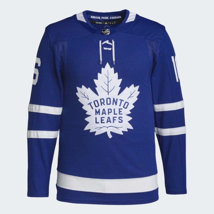 Adidas Royal Maple Leafs Marner Home Autentic Jersey