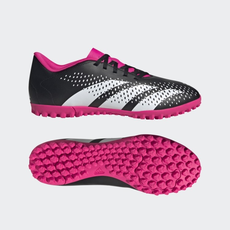 Precisão Do Predador.4 Sapatos De Relva Adidas Preto