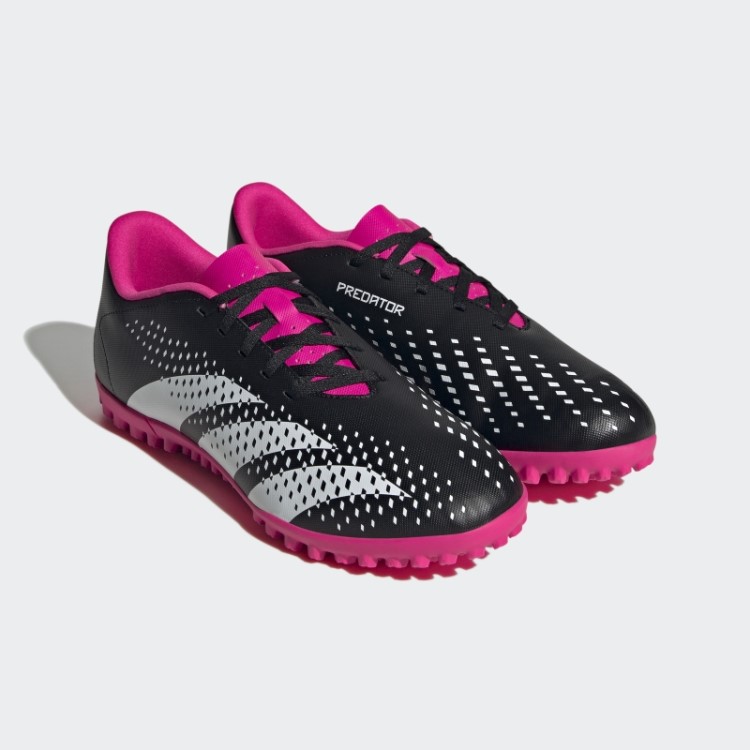 Precisão Do Predador.4 Sapatos De Relva Adidas Preto