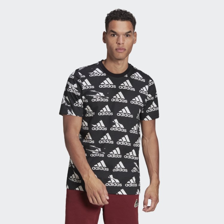 Camiseta Preta Brandlove Single Jersey Adidas
