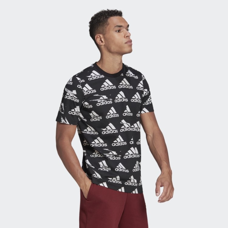 Camiseta Preta Brandlove Single Jersey Adidas