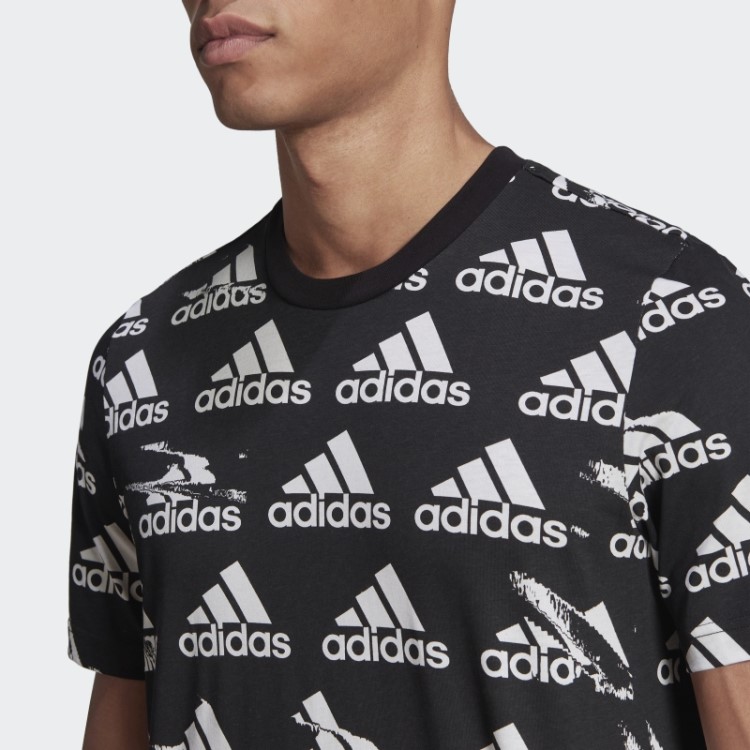 Camiseta Preta Brandlove Single Jersey Adidas