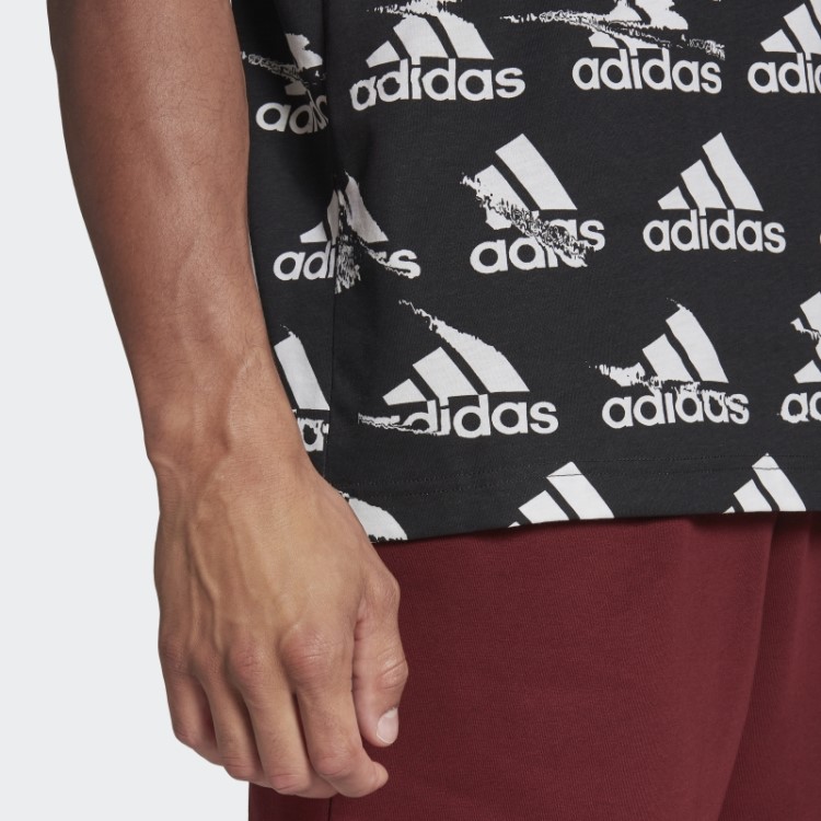 Camiseta Preta Brandlove Single Jersey Adidas