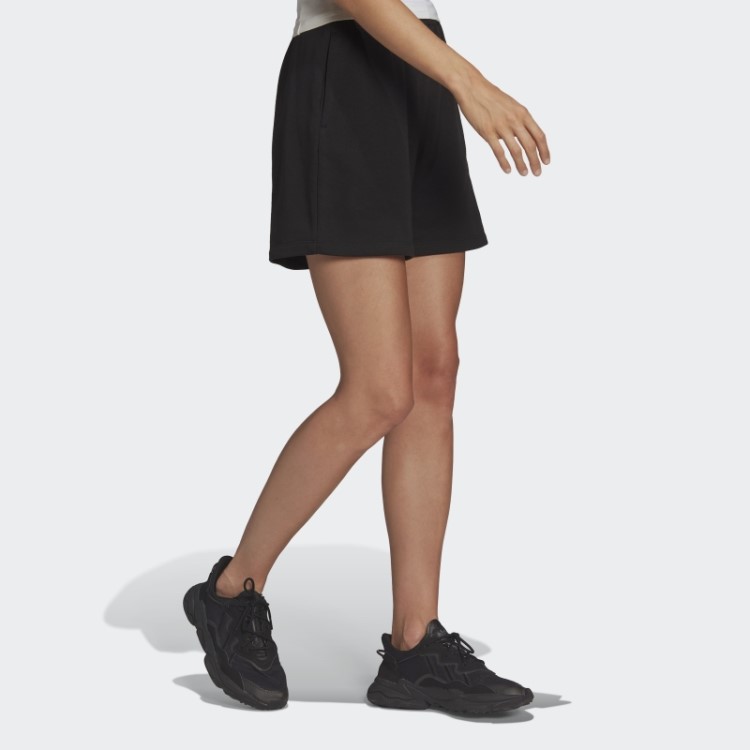 Shorts French Terry Adicolor Essentials Pretos Adidas