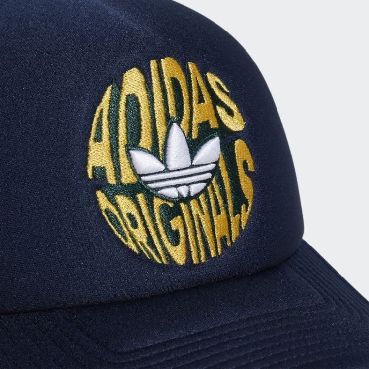 Chapéu De Caminhoneiro Espiral Adidas Night Indigo