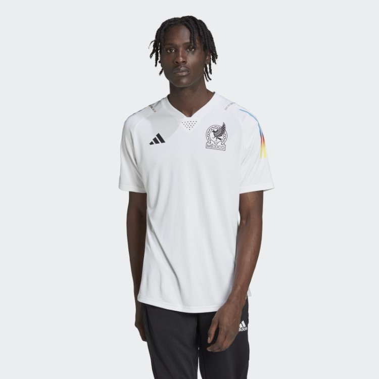 Adidas México Tiro 23 Game Day Pré-jogo Camisa Branca