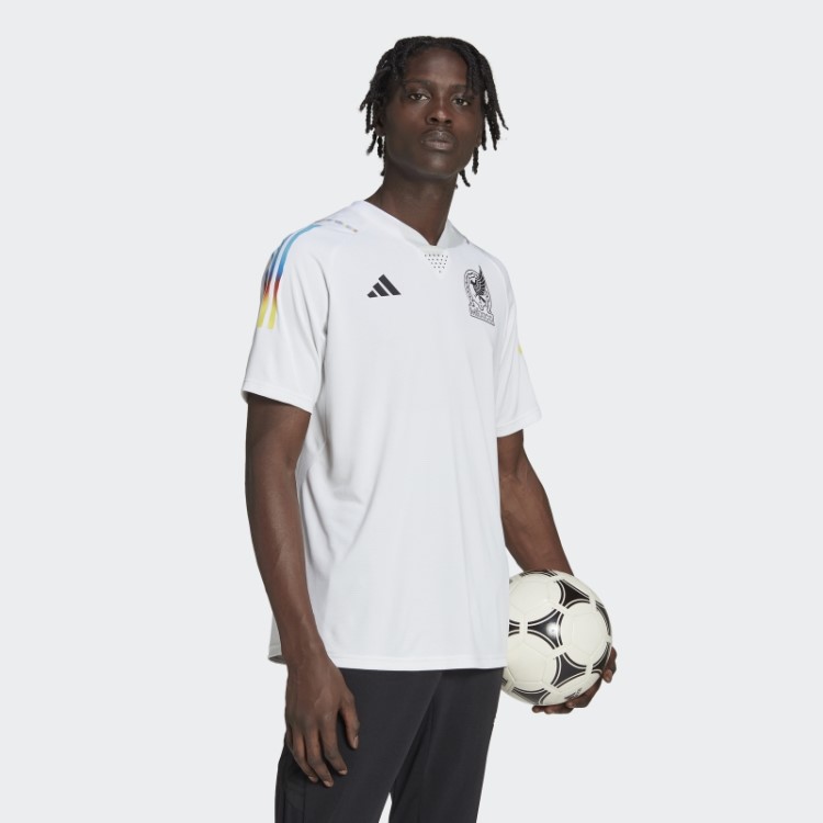 Adidas México Tiro 23 Game Day Pré-jogo Camisa Branca