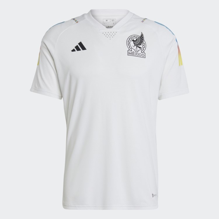 Adidas México Tiro 23 Game Day Pré-jogo Camisa Branca