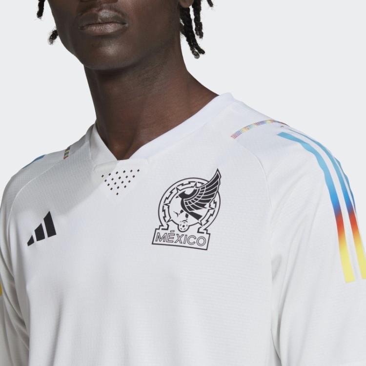 Adidas México Tiro 23 Game Day Pré-jogo Camisa Branca