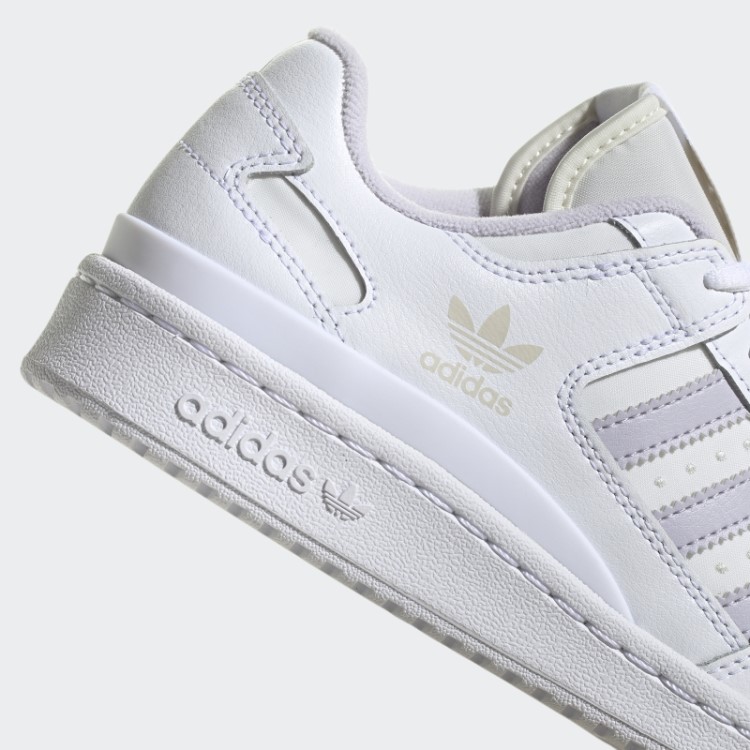 Sapatos Clássicos Baixos Da Adidas Forum Brancos Da Moda
