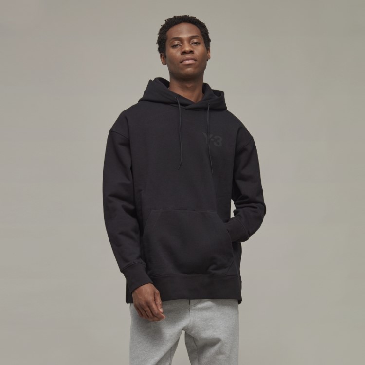 Y-3 Moletom Clássico Com Logo No Peito Adidas