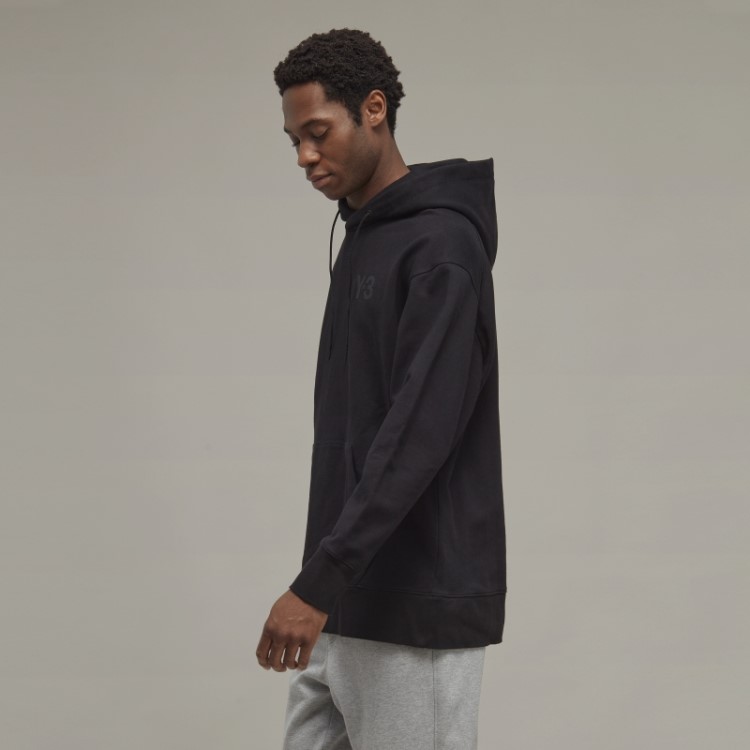 Y-3 Moletom Clássico Com Logo No Peito Adidas