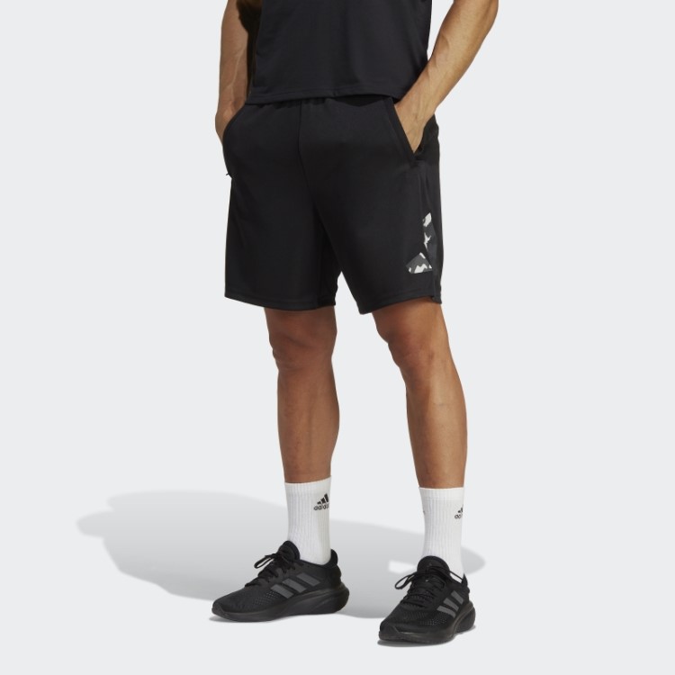 Calções De Treino Sazonais Essenciais Para Comboios Pretos Adidas