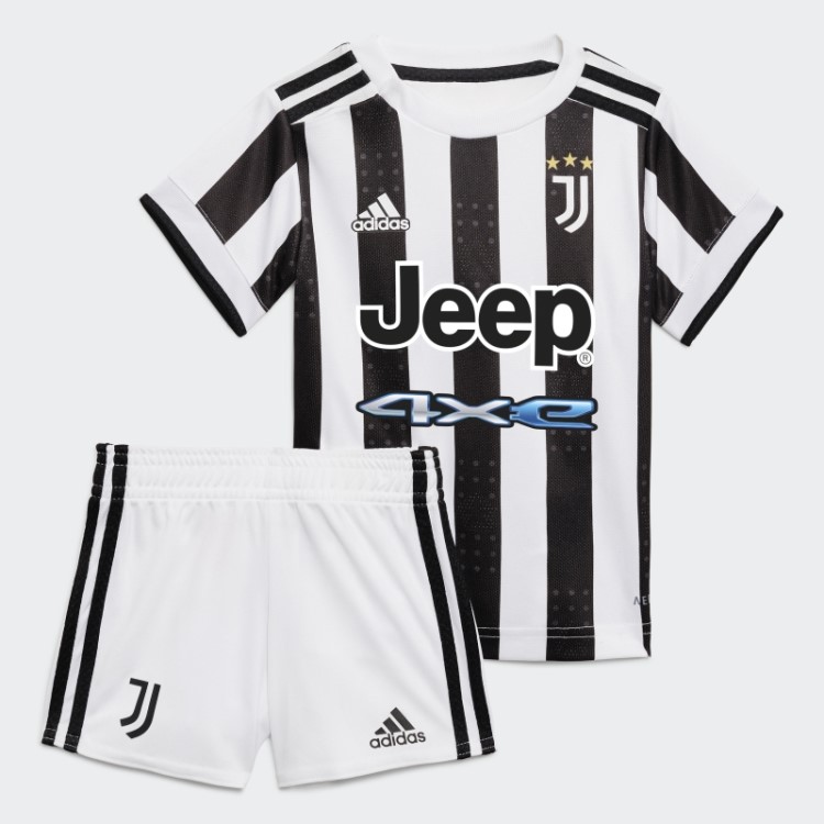 Kit De Bebê Casa Branca Adidas Juventus 21/22
