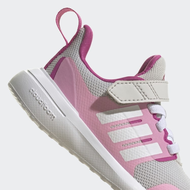 Tênis Fortarun 2.0 Cloudfoam Elástico Com Tira Superior Em Renda Cinza Adidas