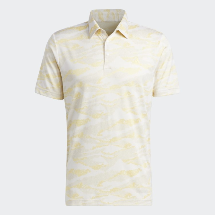 Camisa Polo Com Estampa Horizontal Adidas Branca