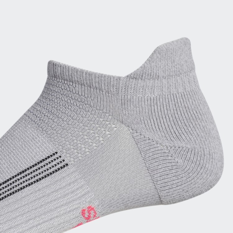Meias De Corrida Cinza Claro Superlite Com Abas Invisíveis 2 Pares Adidas