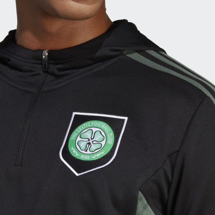 Celtic Fc Condivo 22 Blusa Com Capuz Adidas Preto